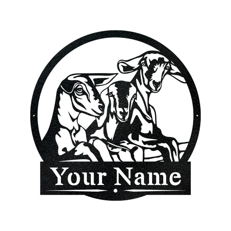 Goats on a Fence Monogram