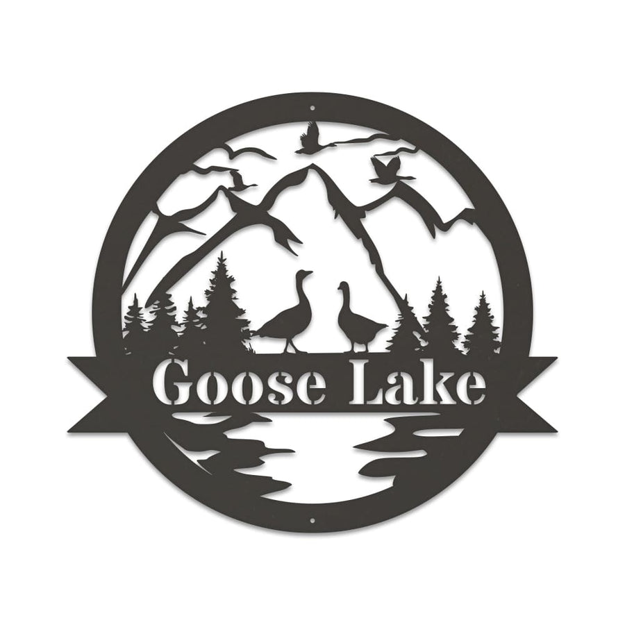 Goose Monogram - Metal Sign