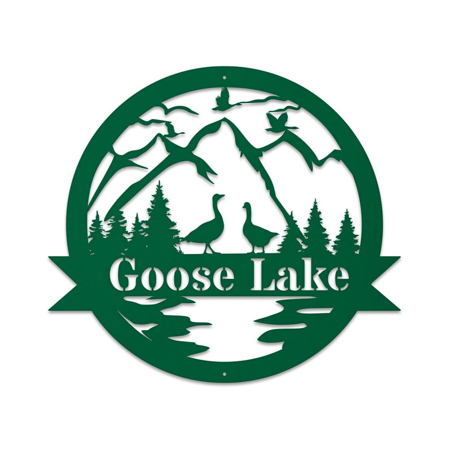Goose Monogram - Metal Sign