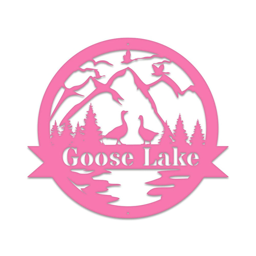Goose Monogram - Metal Sign