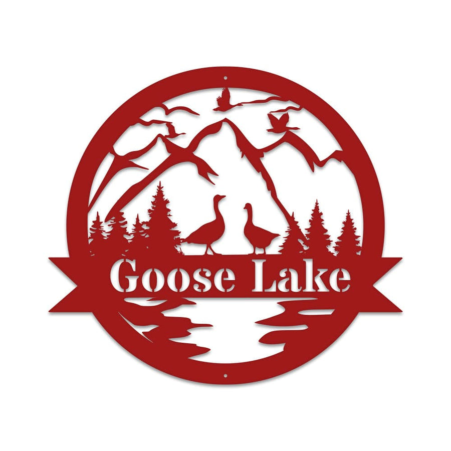 Goose Monogram - Metal Sign