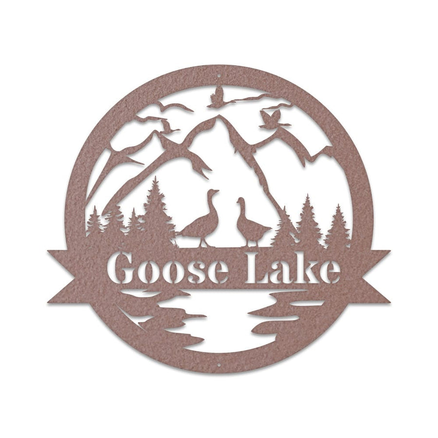 Goose Monogram - Metal Sign