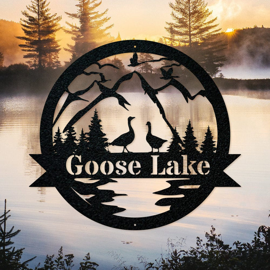 Goose Monogram - Metal Sign