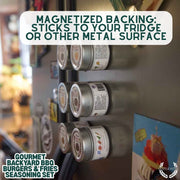 Gourmet Backyard BBQ Burgers & Fries Seasoning Set - Six Pack Collections & Gift Sets Gustus Vitae