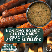 Gourmet Backyard BBQ Burgers & Fries Seasoning Set - Six Pack Collections & Gift Sets Gustus Vitae