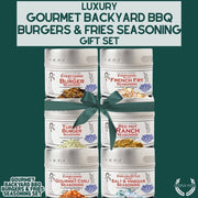 Gourmet Backyard BBQ Burgers & Fries Seasoning Set - Six Pack Collections & Gift Sets Gustus Vitae