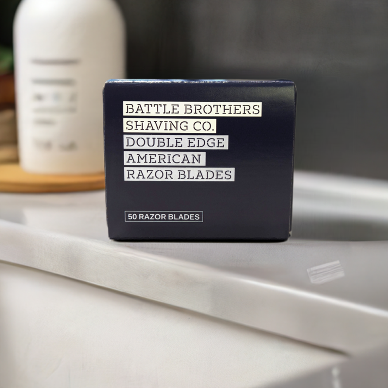 Battle Brothers Shaving Co. Double Edge American Razor Blades by Battle Brothers Shaving Co.