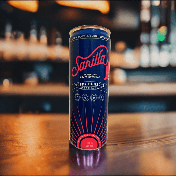 Sarilla Hoppy Hibiscus Alcohol-Free Spritzer - 12 Cans by Farm2Me