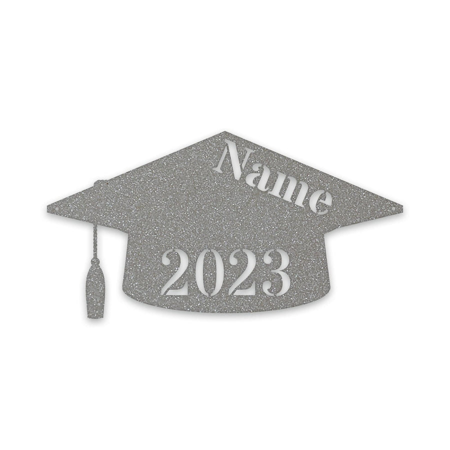 Graduation Cap Personalized Metal Sign