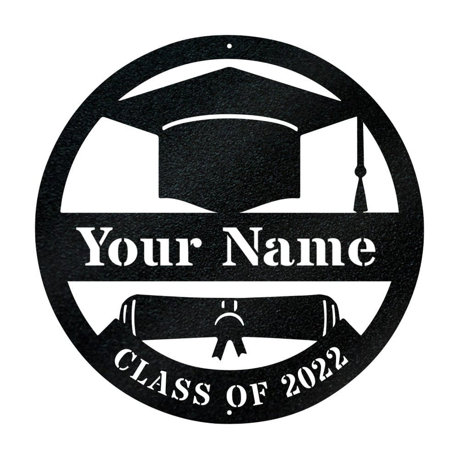Graduation Metal Sign – Custom Graduation Decoration & Personalized Grad Gift