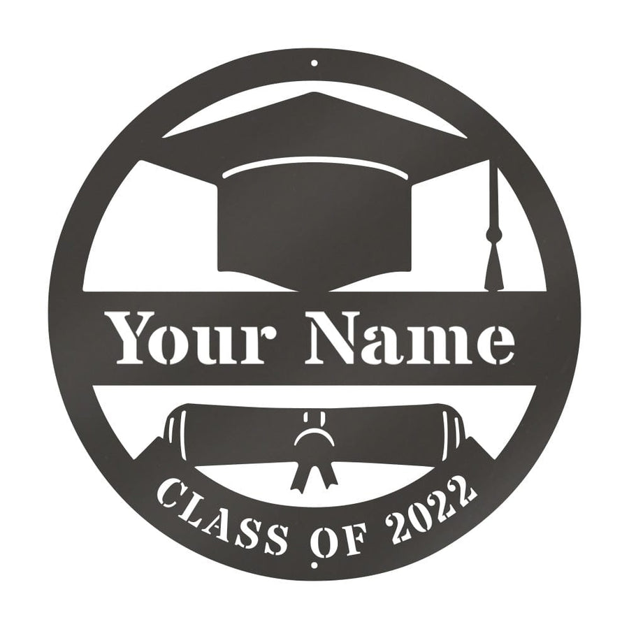 Graduation Metal Sign – Custom Graduation Decoration & Personalized Grad Gift