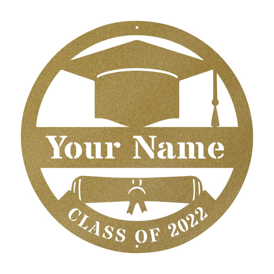 Graduation Metal Sign – Custom Graduation Decoration & Personalized Grad Gift