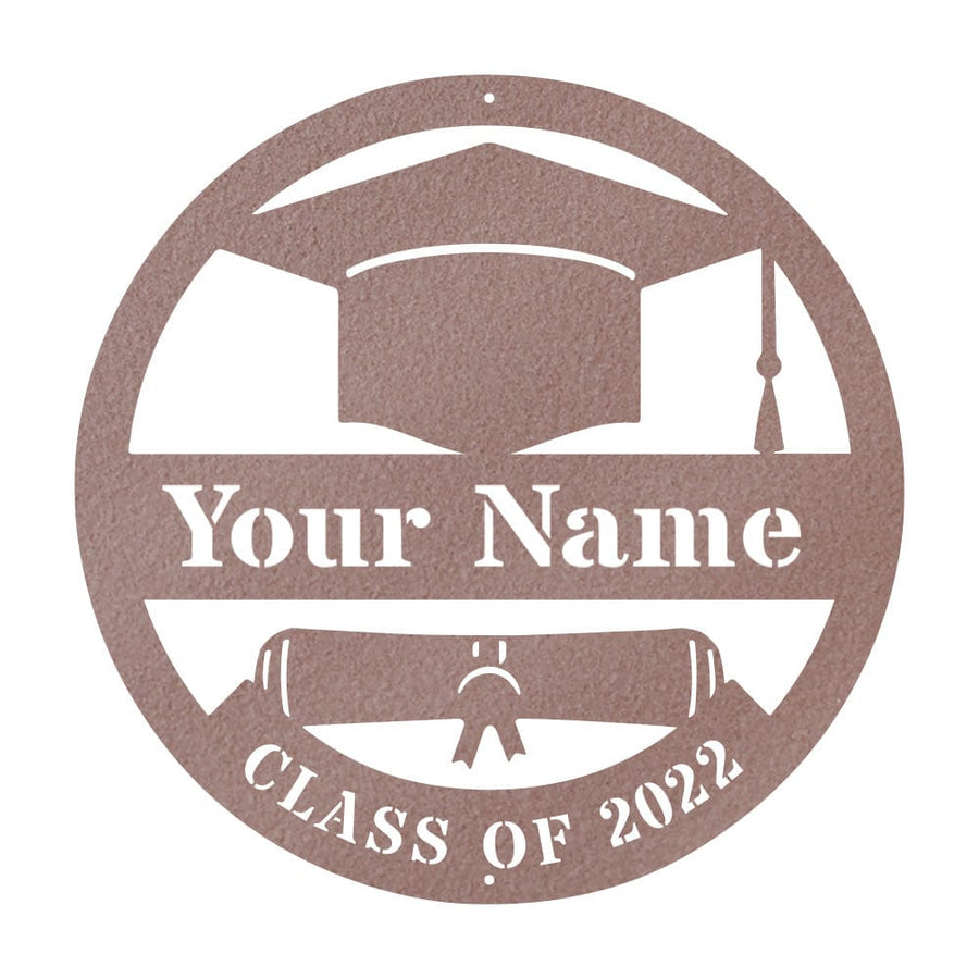 Graduation Metal Sign – Custom Graduation Decoration & Personalized Grad Gift