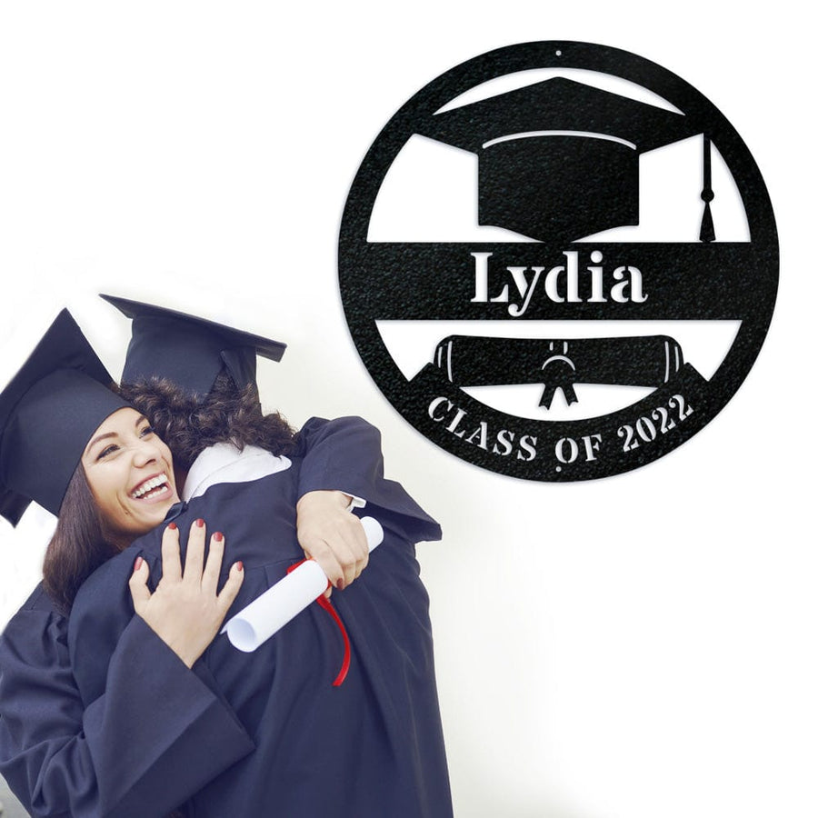 Graduation Metal Sign – Custom Graduation Decoration & Personalized Grad Gift