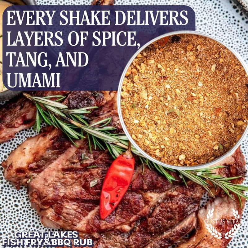 Great Lakes Fish Fry & BBQ Rub Bougie BBQ Gustus Vitae