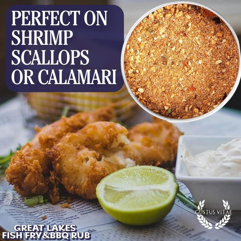 Great Lakes Fish Fry & BBQ Rub Bougie BBQ Gustus Vitae
