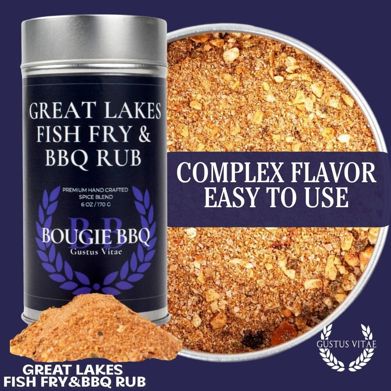 Great Lakes Fish Fry & BBQ Rub Bougie BBQ Gustus Vitae