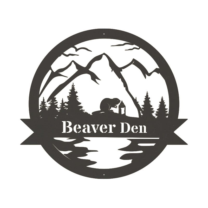 Great Outdoor Beaver Monogram