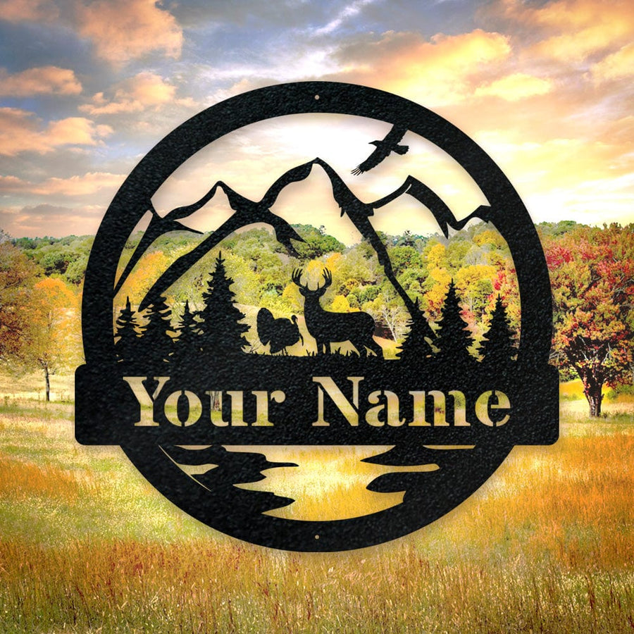 Great Outdoor Deer & Turkey Monogram