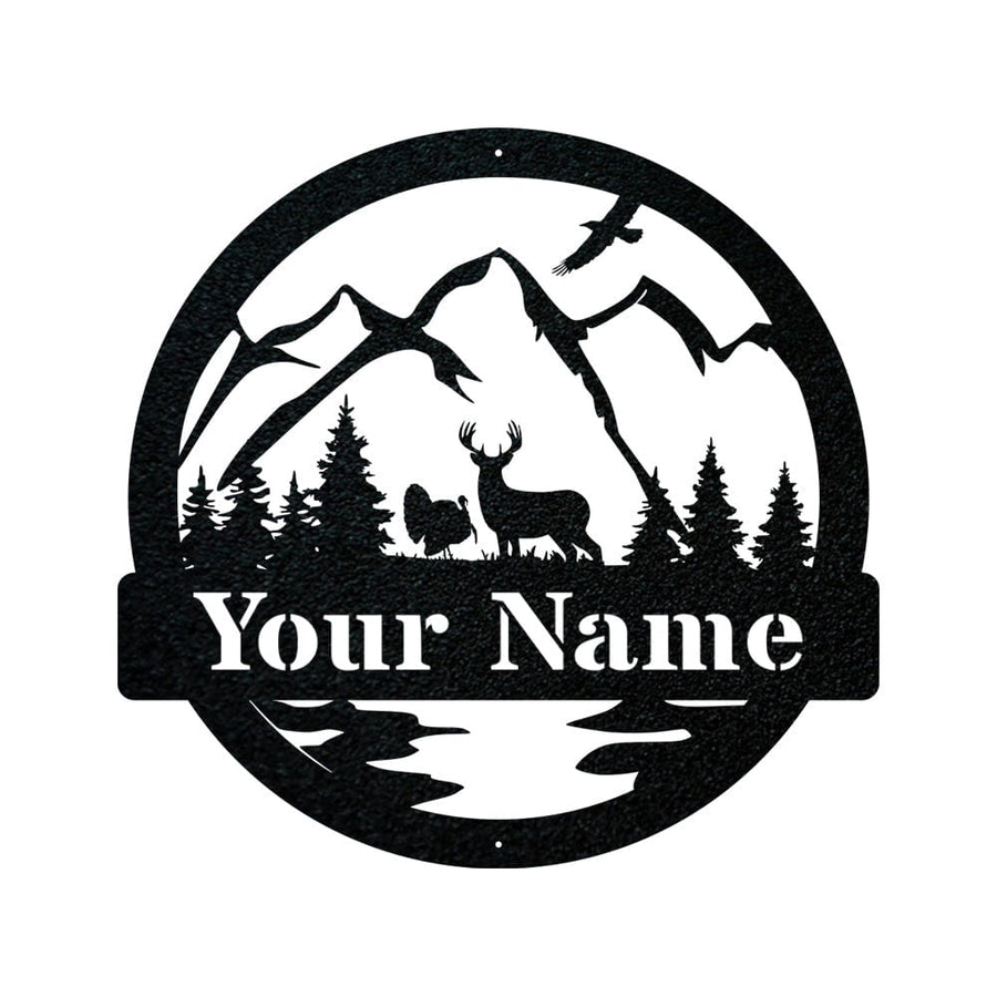 Great Outdoor Deer & Turkey Monogram