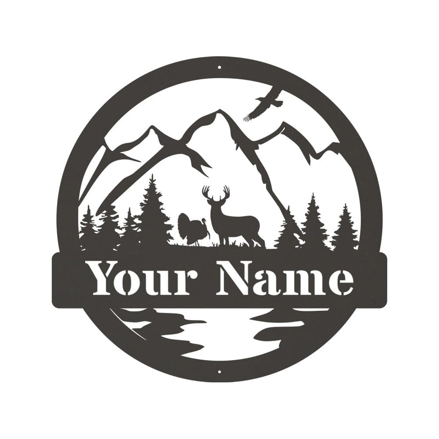 Great Outdoor Deer & Turkey Monogram