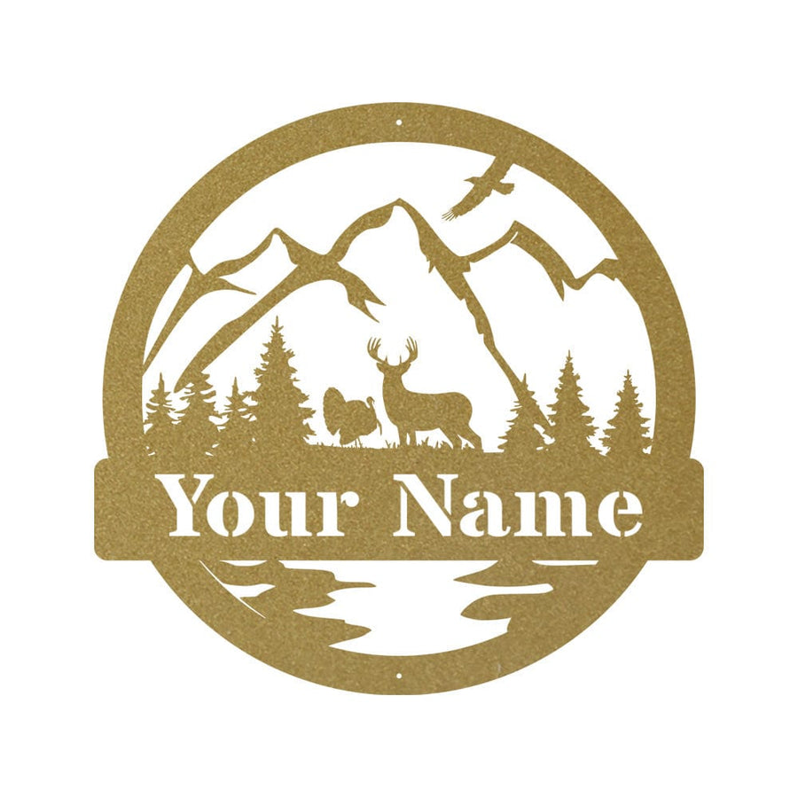 Great Outdoor Deer & Turkey Monogram