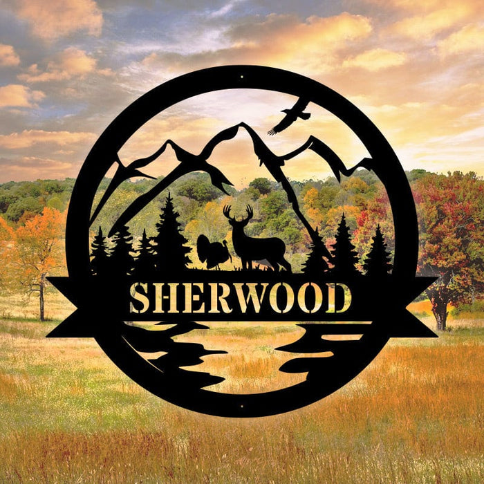 Great Outdoor Deer & Turkey Monogram