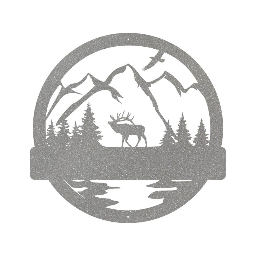 Great Outdoor Elk Monogram