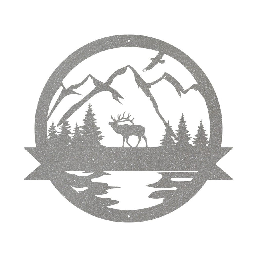 Great Outdoor Elk Monogram