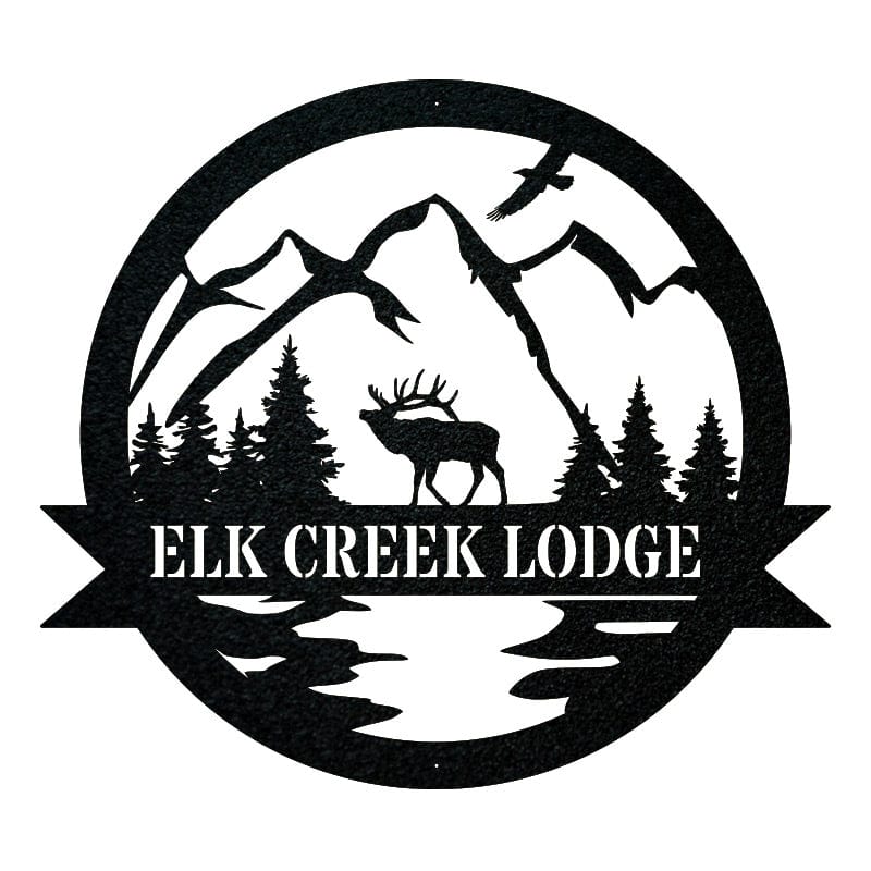 Great Outdoor Elk Monogram
