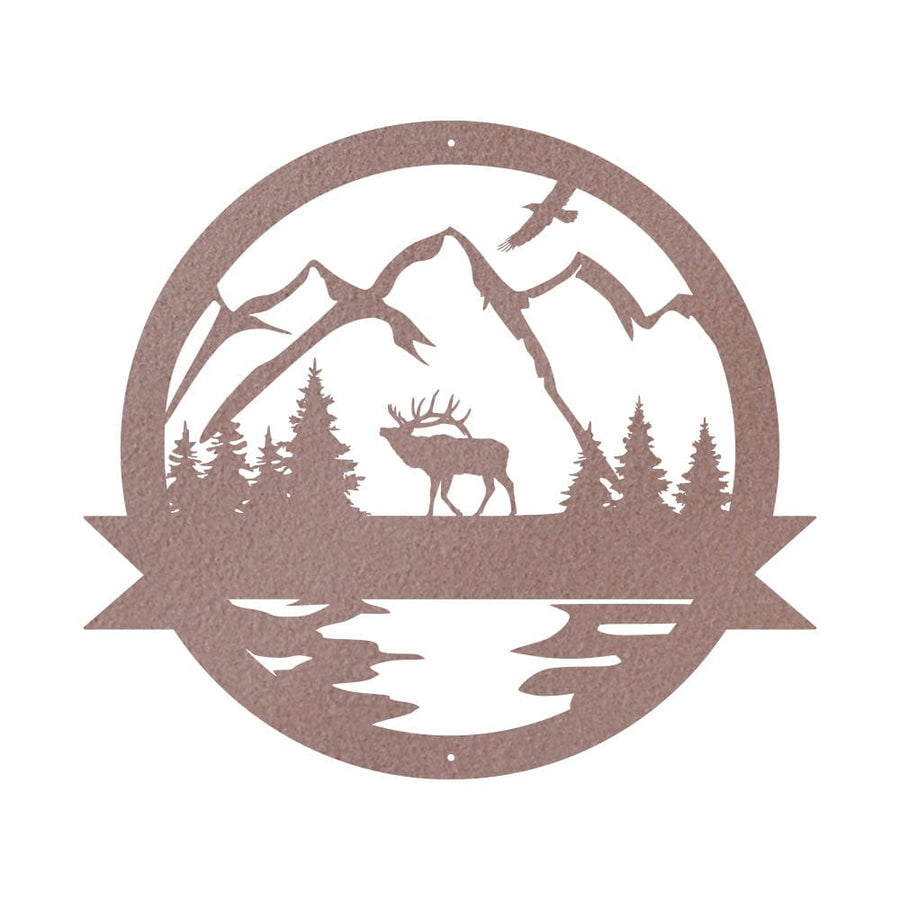 Great Outdoor Elk Monogram