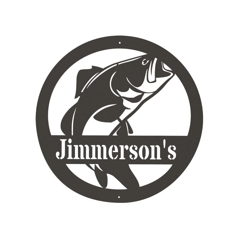 Great Outdoor Fish Monogram
