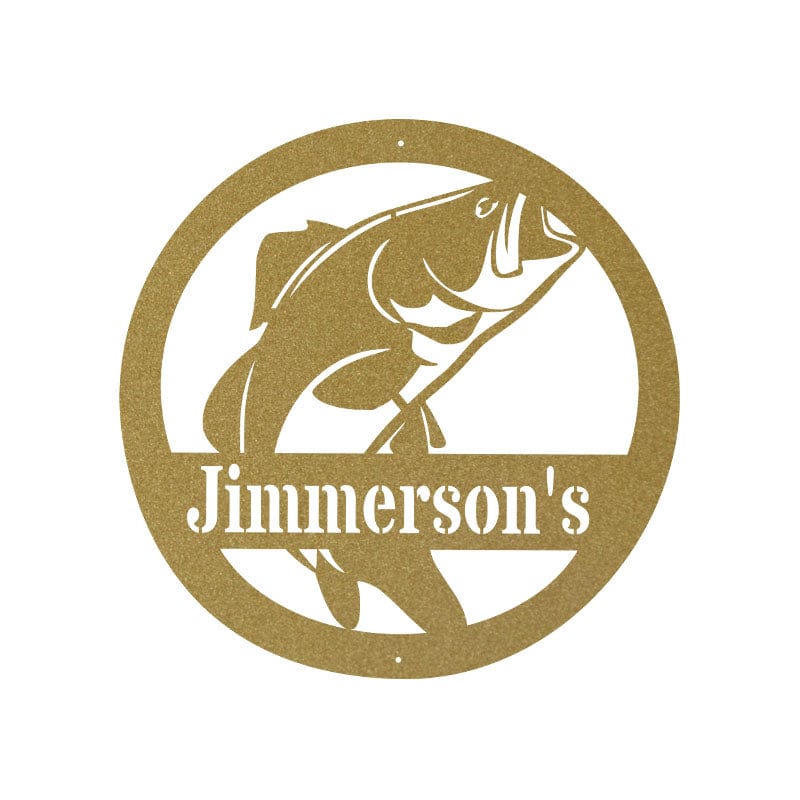 Great Outdoor Fish Monogram