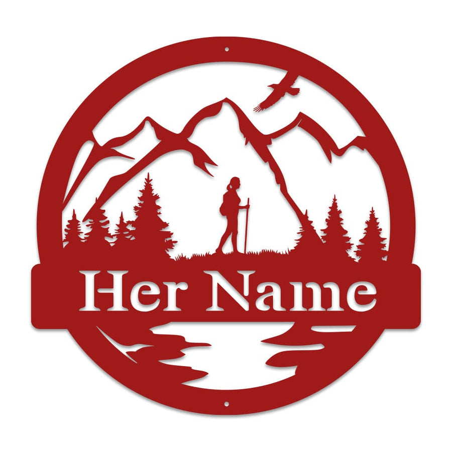 Great Outdoor Hiking Woman