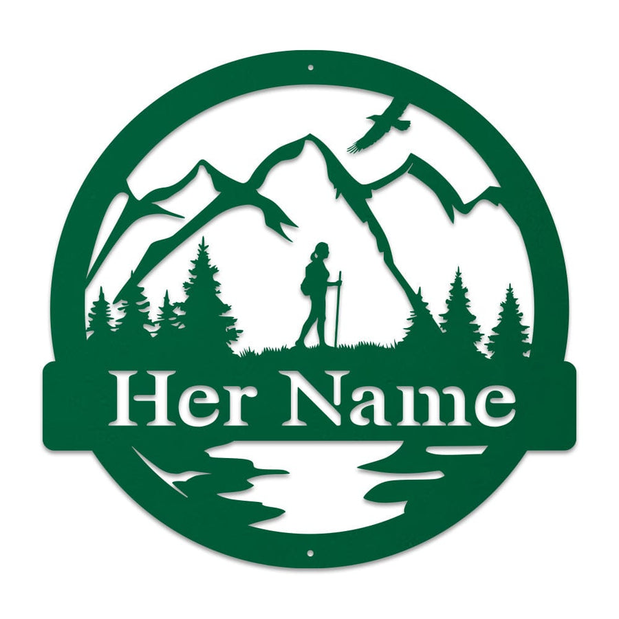 Great Outdoor Hiking Woman