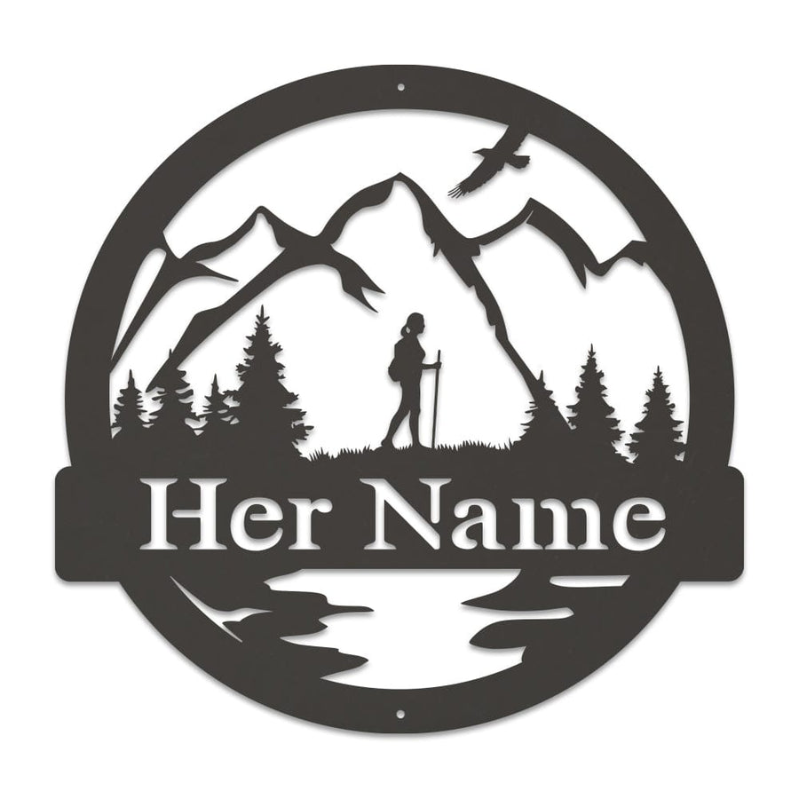 Great Outdoor Hiking Woman