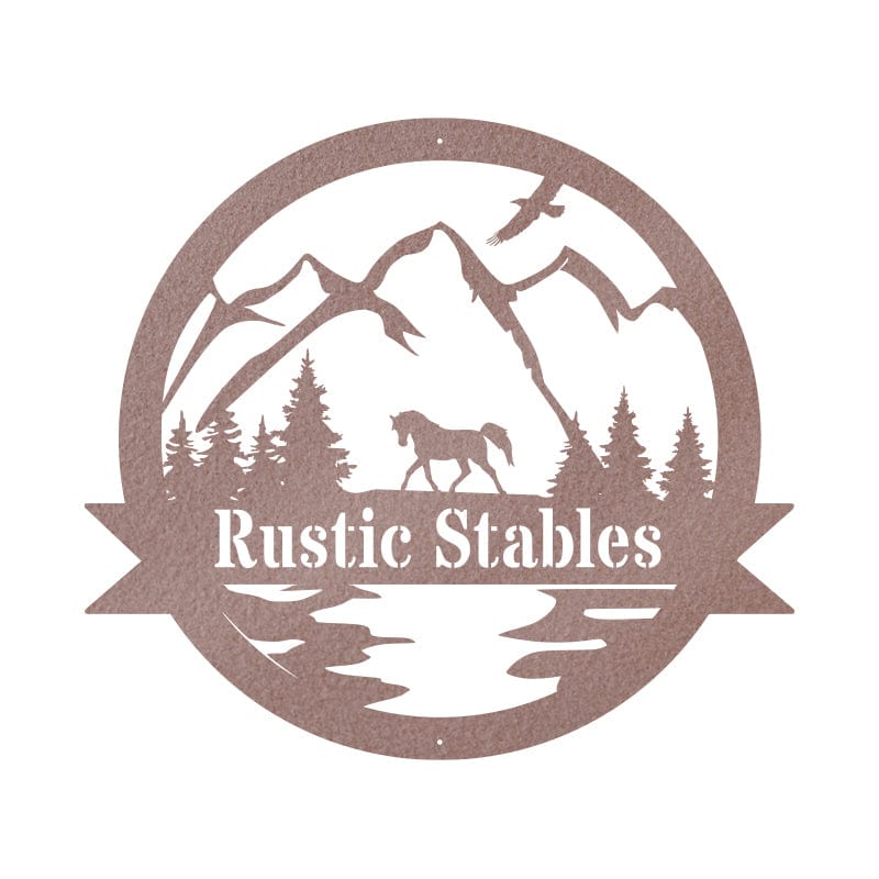 Great Outdoor Horse Pasture Monogram