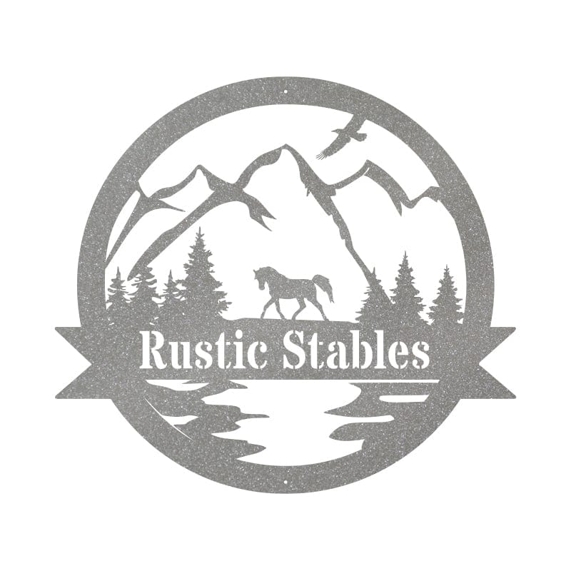 Great Outdoor Horse Pasture Monogram