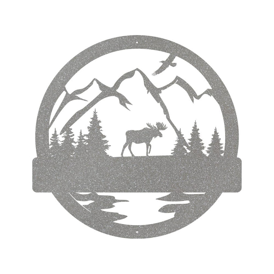 Great Outdoor Moose Monogram