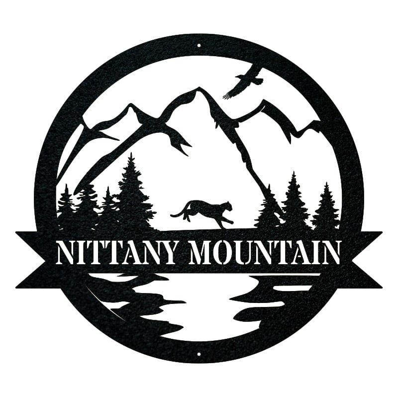 Great Outdoor Mountain Lion Monogram