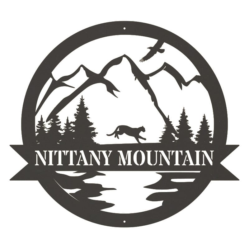 Great Outdoor Mountain Lion Monogram