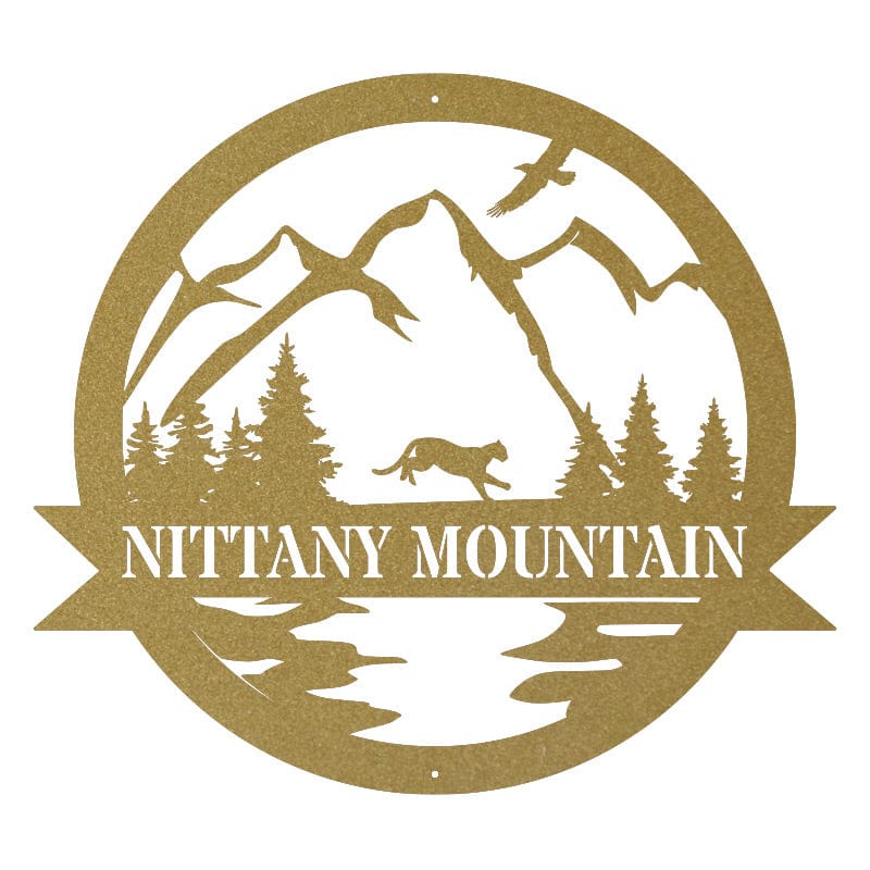 Great Outdoor Mountain Lion Monogram