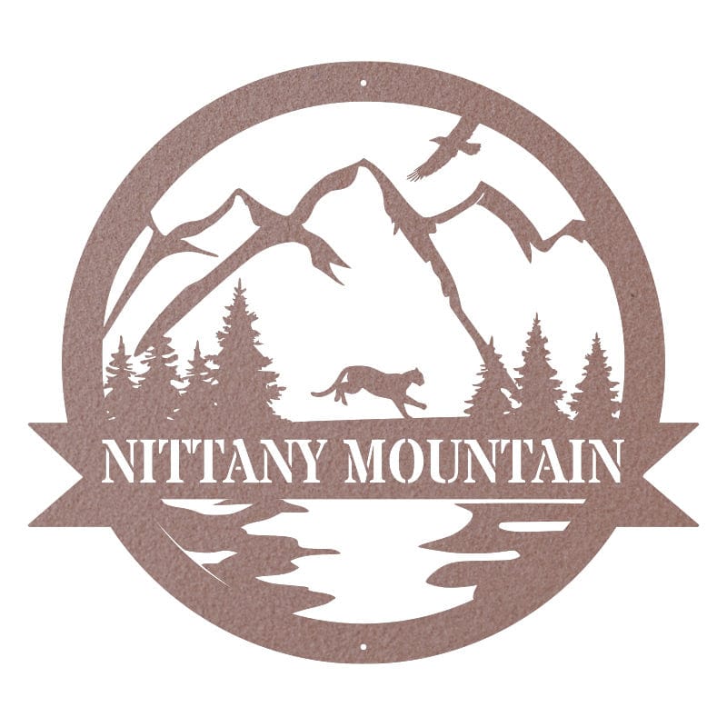 Great Outdoor Mountain Lion Monogram