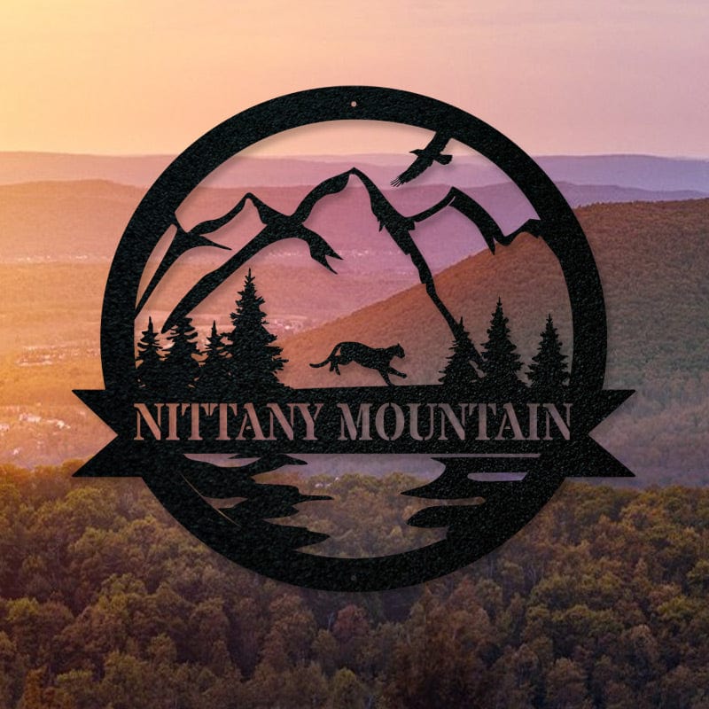 Great Outdoor Mountain Lion Monogram