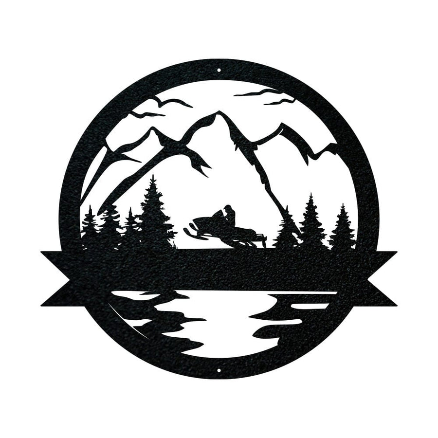 Great Outdoor Snowmobile Monogram