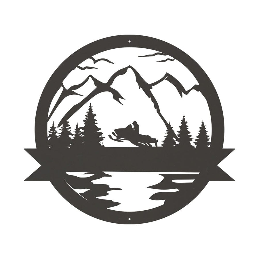 Great Outdoor Snowmobile Monogram