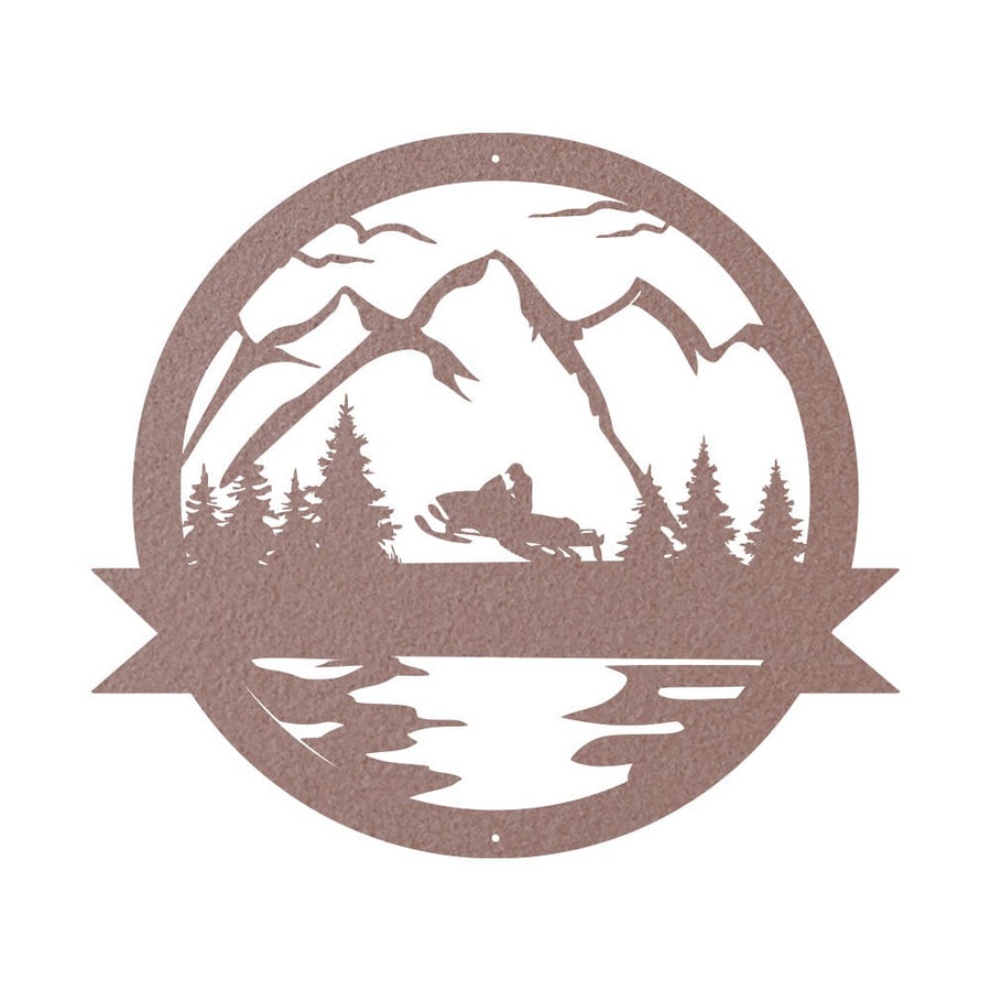 Great Outdoor Snowmobile Monogram