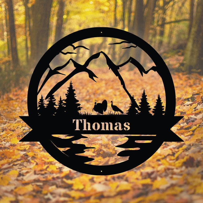 Great Outdoor Turkey Monogram