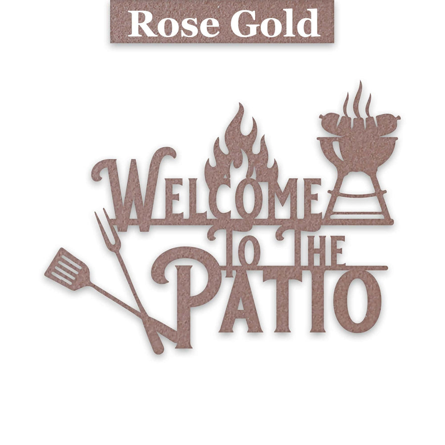 Grill Master- Welcome To The Patio Metal Sign