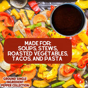 Ground Single Ingredient Pepper Collection Collections & Gift Sets Gustus Vitae